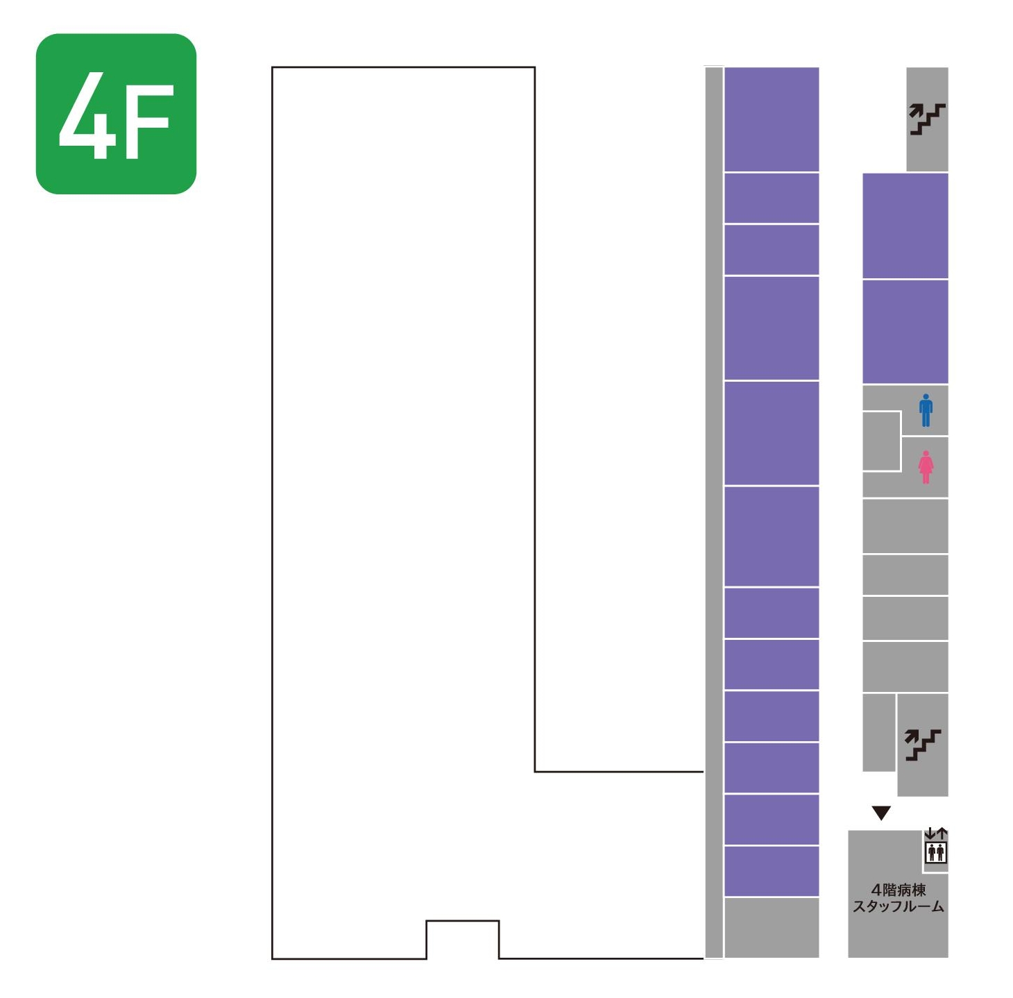 フロアマップ４F